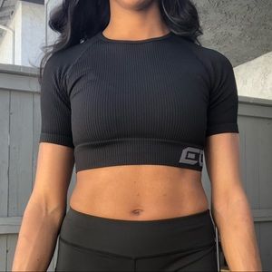 Echt Apparel Comfort Crop Athletic Top